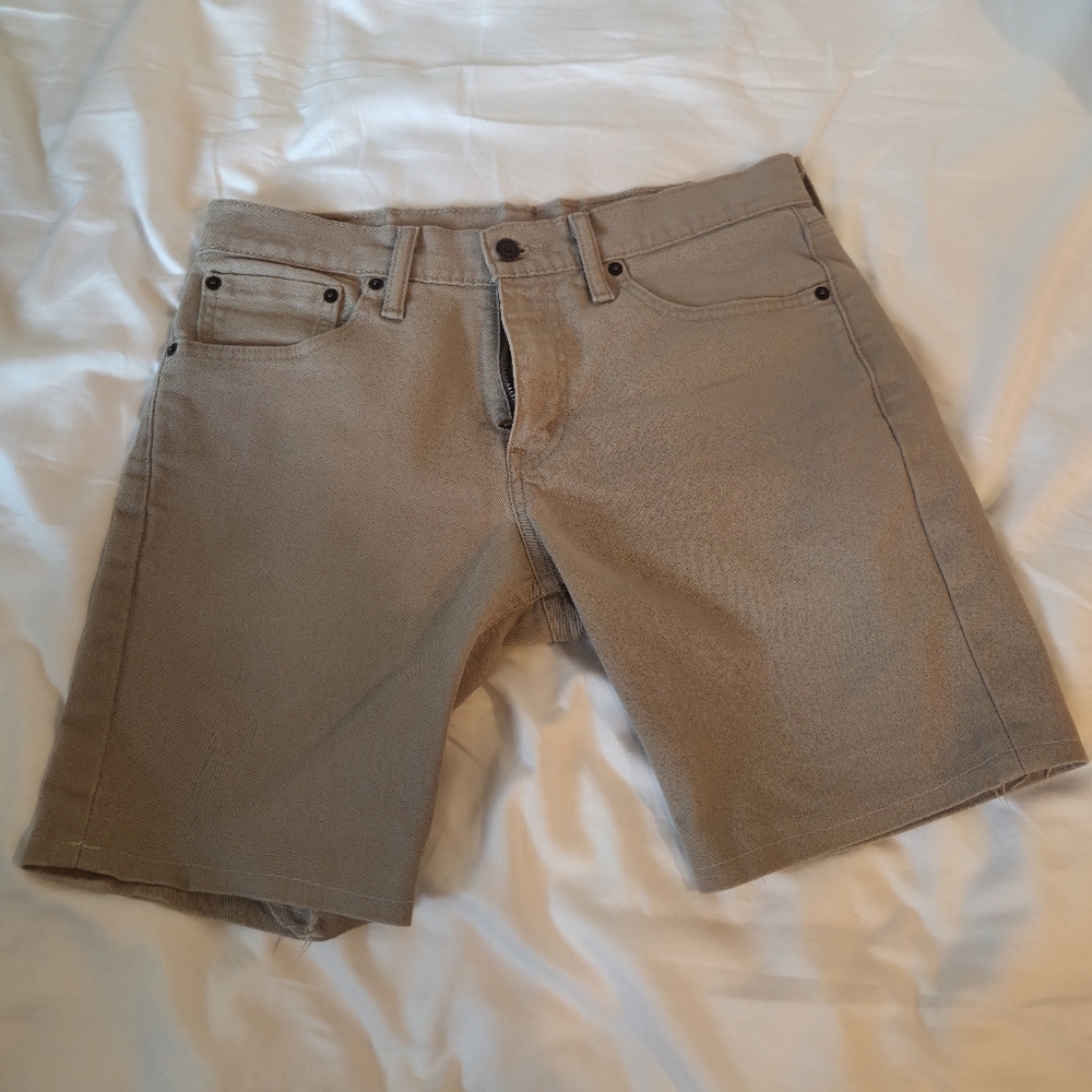 Levi's 511 Tan Denim Shorts 32